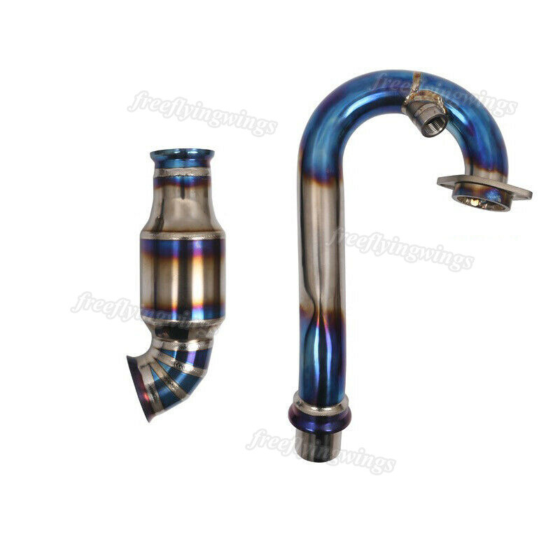 Titanium Header System Exhaust Link Pipe Modified For Duke 250 390 RC390 2017-20