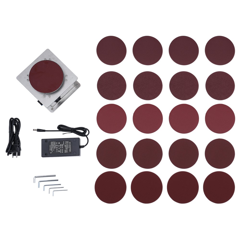 4inch Electric Disc Sander Machine Edge Sharpener Mini Bench Polisher Tools Kits