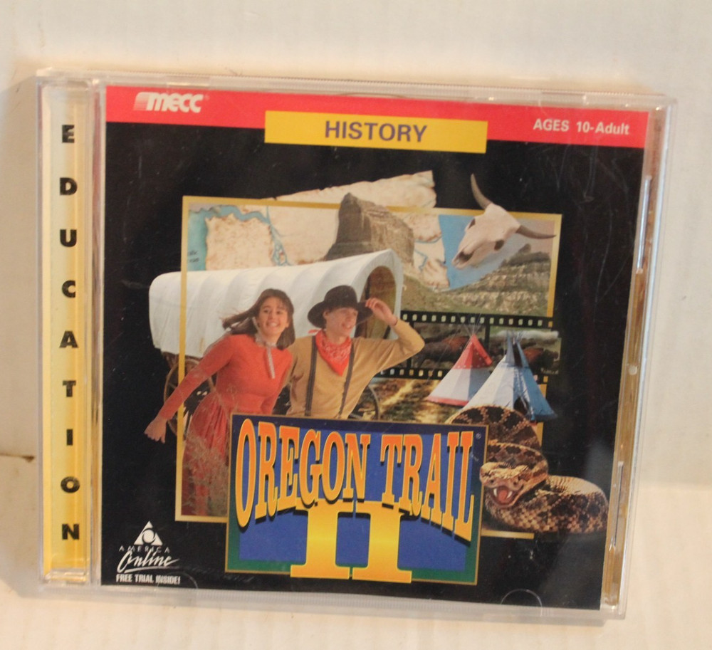 Oregon Trail II History Educational PC Computer Game CD-Rom Windows & Macintosh