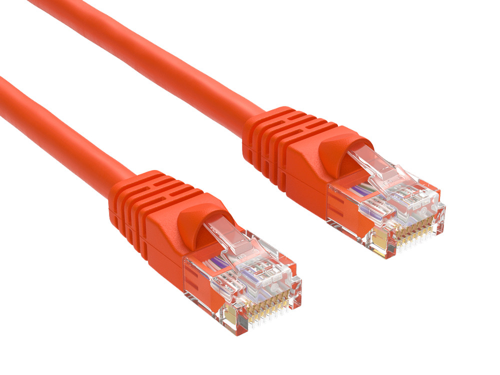 50ft Cat6 Crossover UTP Ethernet Network Patch Cable Snagless 24AWG Bare Copp...
