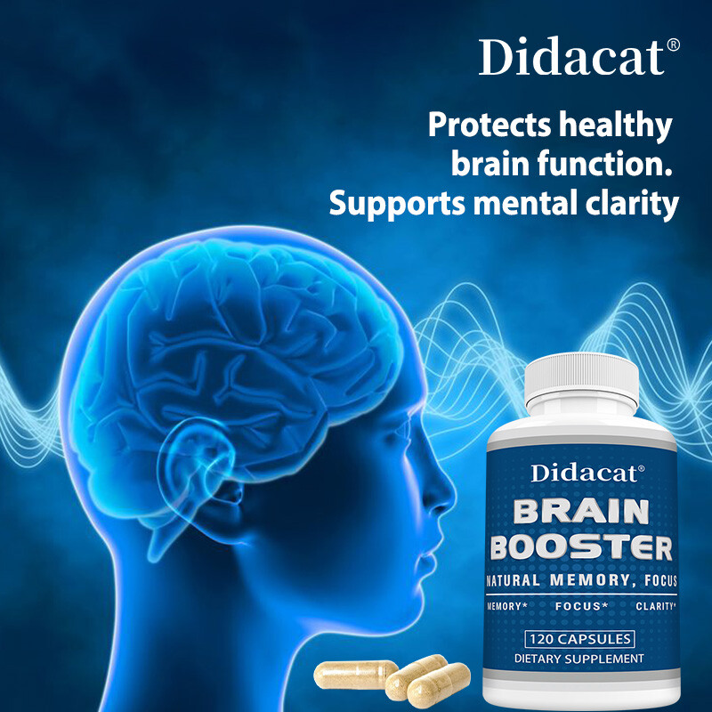 Brain Booster Capsules Brain Memory, Concentration Support Clear Brain Thinking