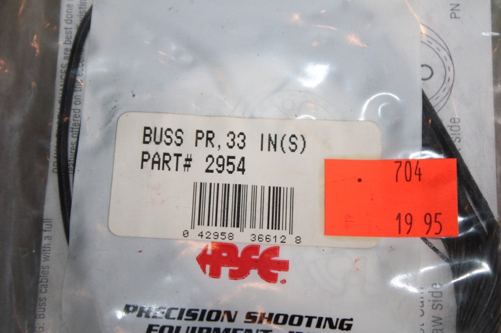 PSE Archery Bow Replacement String - 33" - Buss Cable Part # 2954