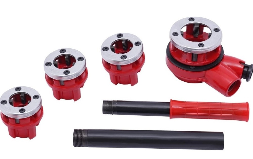 Ratchet Die Stock Pipe Threading Tool 1/2''-1-1/4'' Dies Type NO62