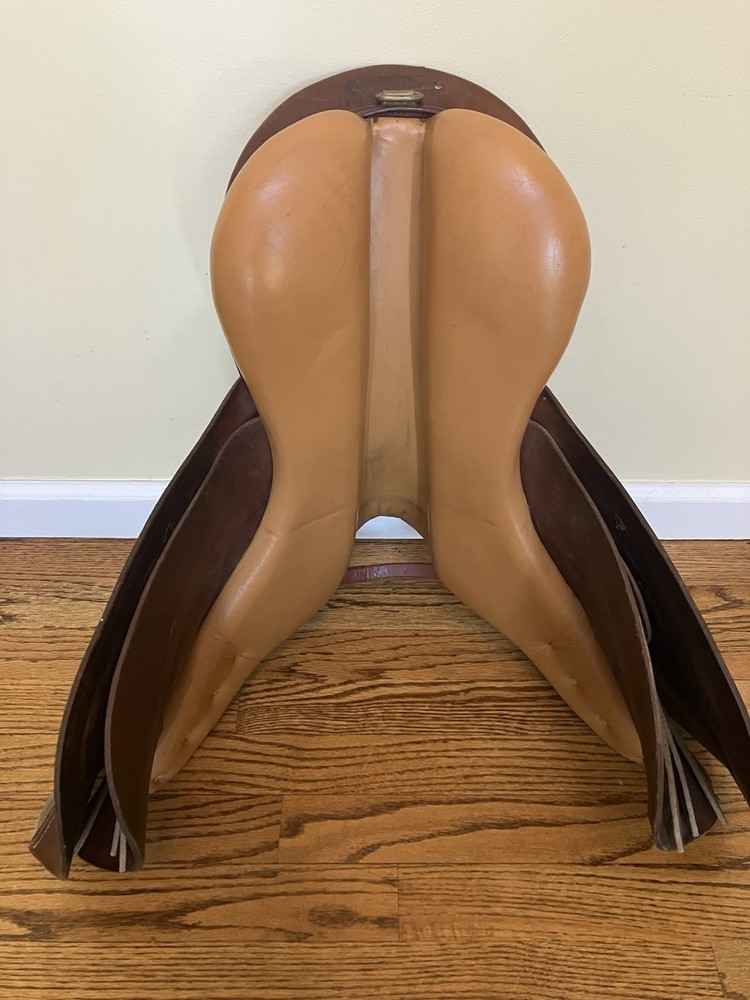 Collegiate All Purpose English Saddle 16”-with leathers & irons