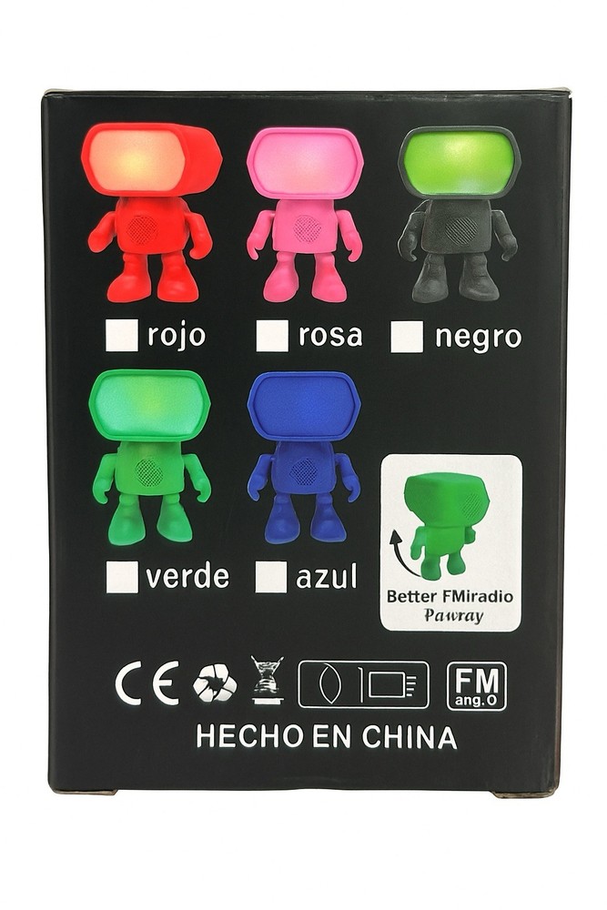 Multi-functional Robot Bluetooth Speaker Charging Dock LED TF Card