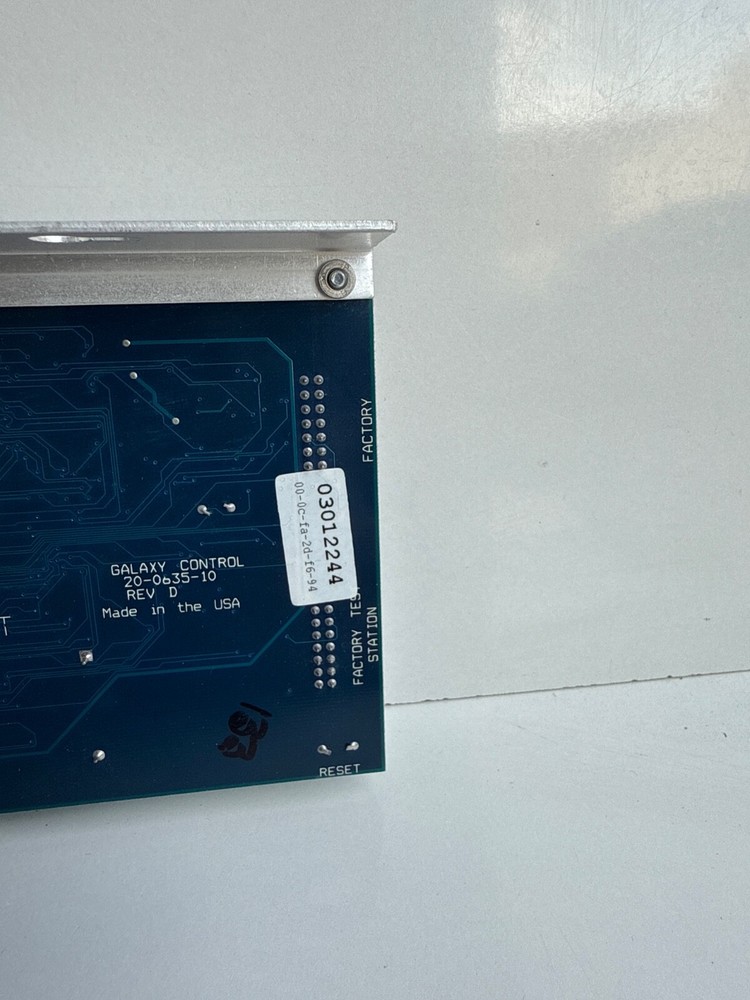Galaxy Access Control 20-0635-30 635 CPU Central Processing Unit Circuit Board