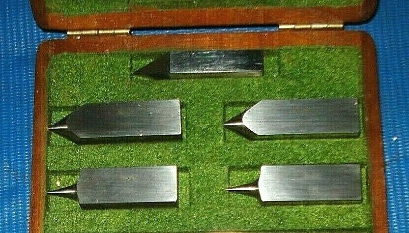 VINTAGE DOALL RECTANGULAR GAGE BLOCK ACCESSORIES SET w/ original box EXCELLENT