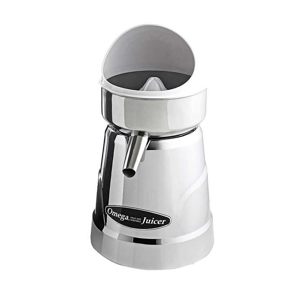 Omega Single Speed Citrus Juicer, in Chrome