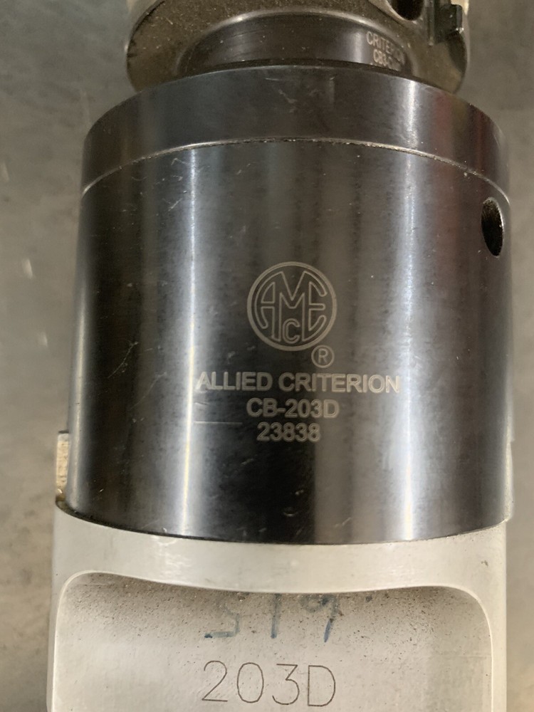 NICE! CRITERION BORING HEAD w/ CAT40 SHANK - CB-203D