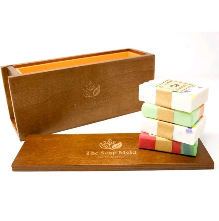 Soap Mold Silicone &Birch Wood