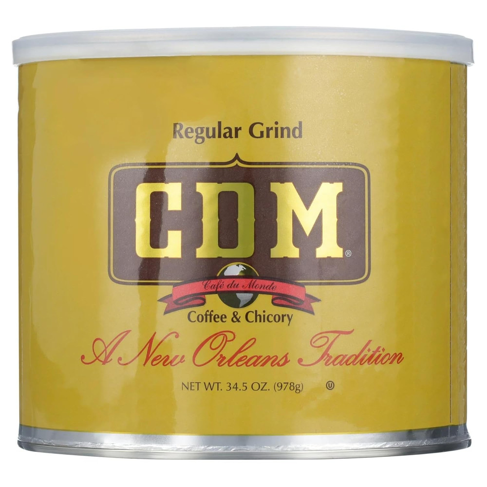 Ground Coffee & Chicory Regular Grind, 34.5Oz Can (Pack of 1)
