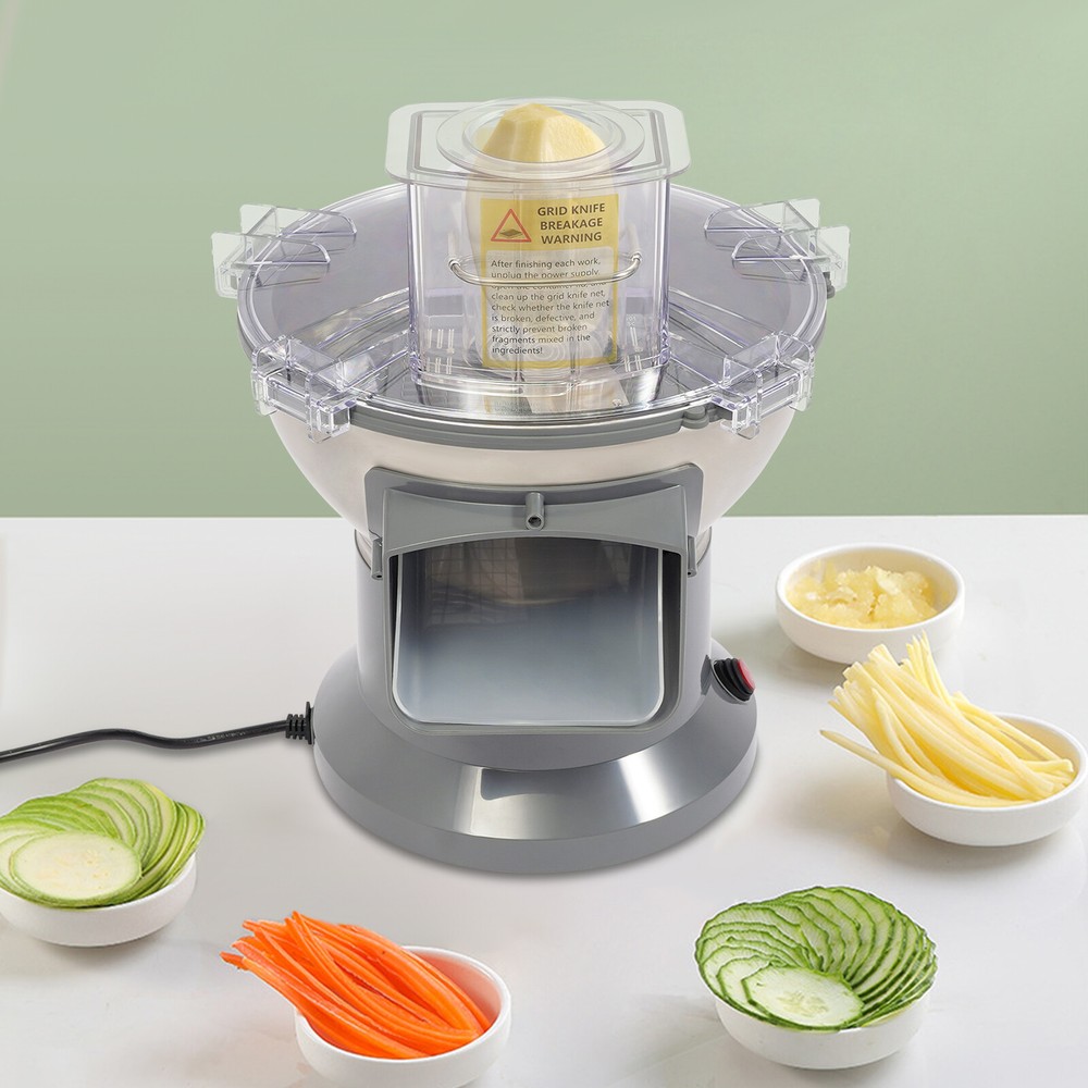 4-In-1 Fruit Slice Processor Electric Multifunctional Vegetable Dice Chopper