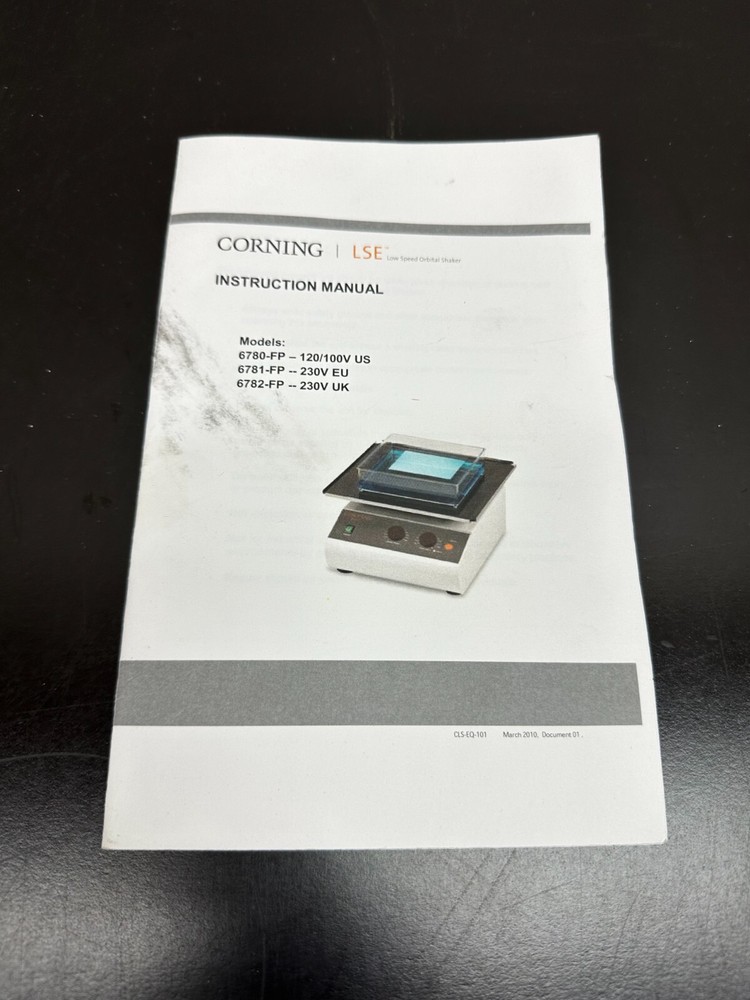 Corning LSE Instruction Manual 6780-FP 6781-FP 6782-FP