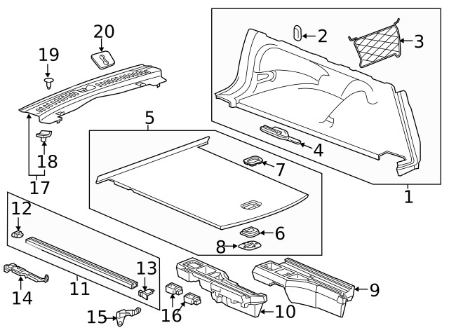 Genuine GM Net 39023213
