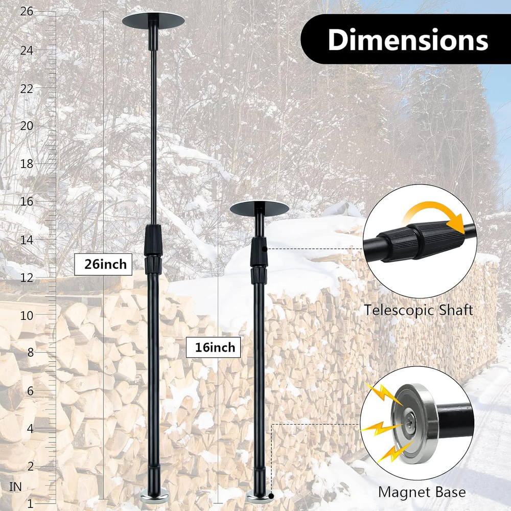 Firewood Measuring Tool, Adjustable Firewood Cutting Tool Freely Adjust