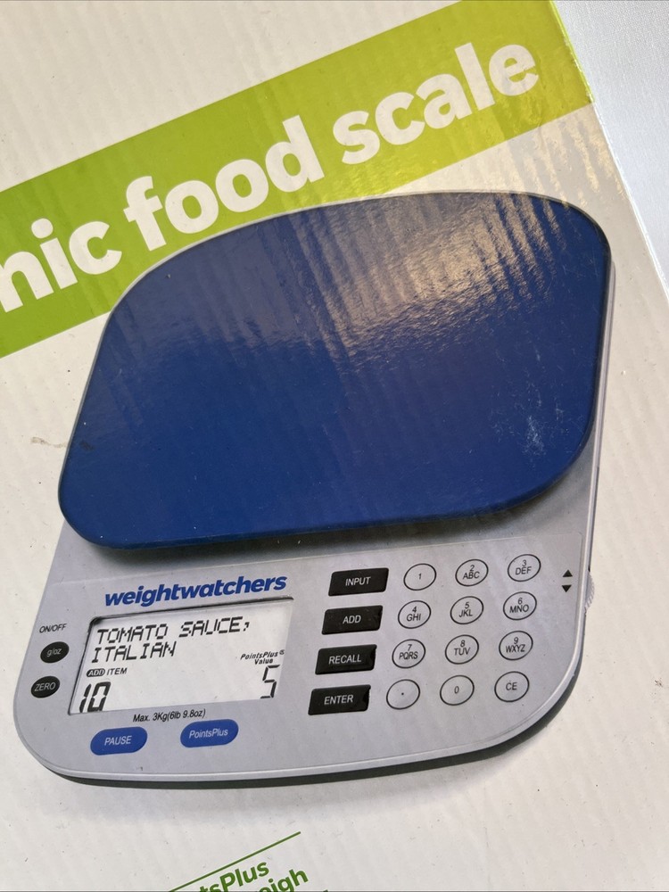 Weight Watchers Electronic Food Scale with Point Plus Values Database New