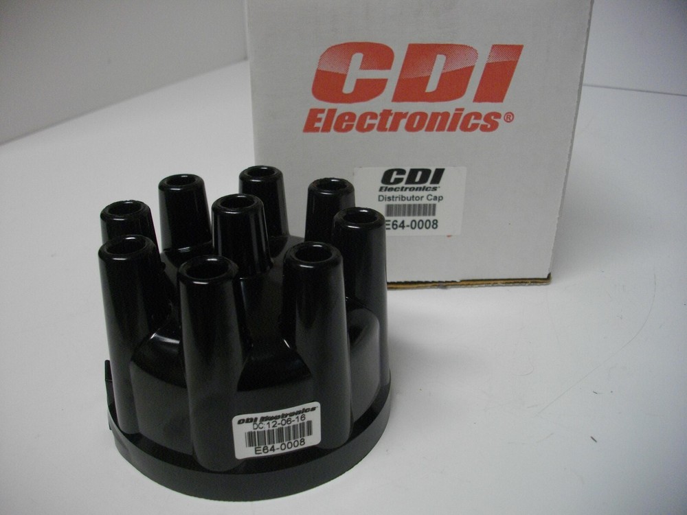 CDI Electronics V-8 distributor cap E64-0008 Mercruiser 393-4988T2