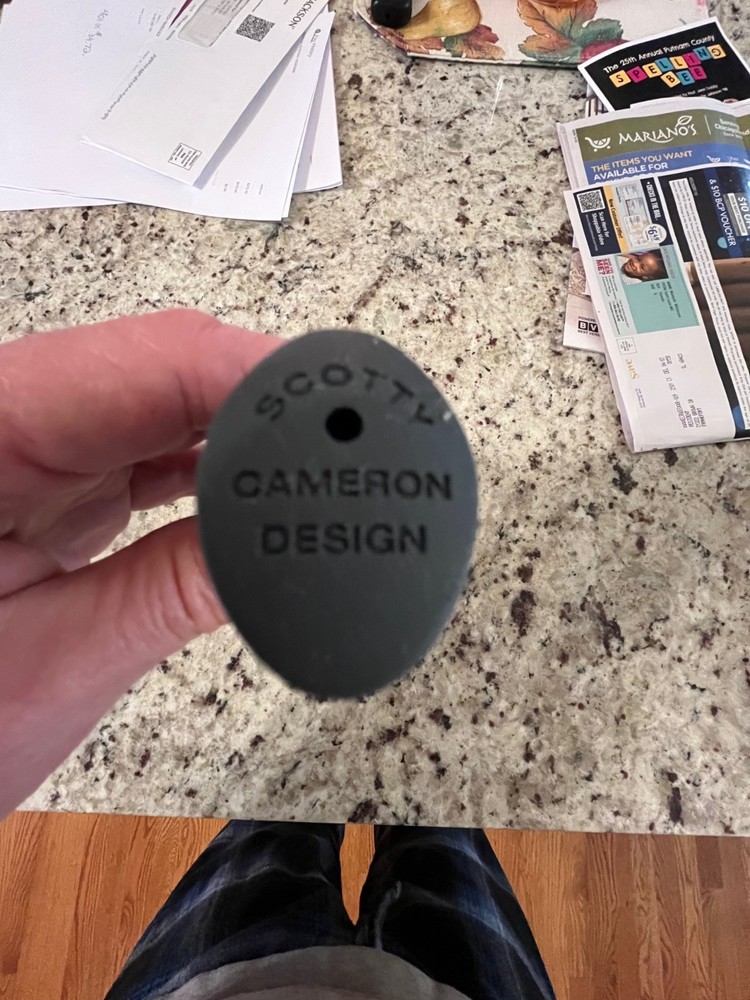 Scotty Cameron Studio Style Putter Grip (Gray Full Contact)