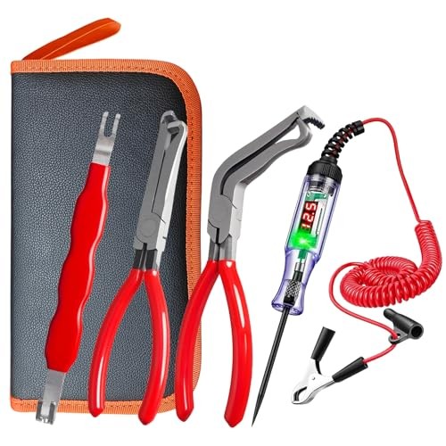 Electrical Disconnect Pliers Set – Automotive Electrical Tools & B-red 4pcs