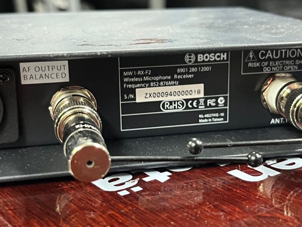 Bosch MW1-RX-F2 wireless microphone