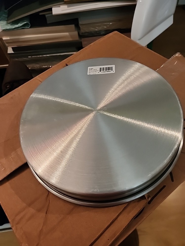 10"x1.5" Stackable Alu. Pizza Pan (6 Each)