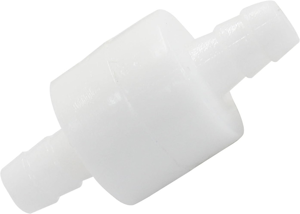 5/16" One Way Inline Check Valve 2 Pcs, Non Return Ozone Resistance PVDF Plastic