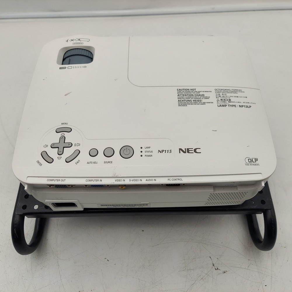 NEC NP115 DLP Desktop Projector 180 Lamp Hours