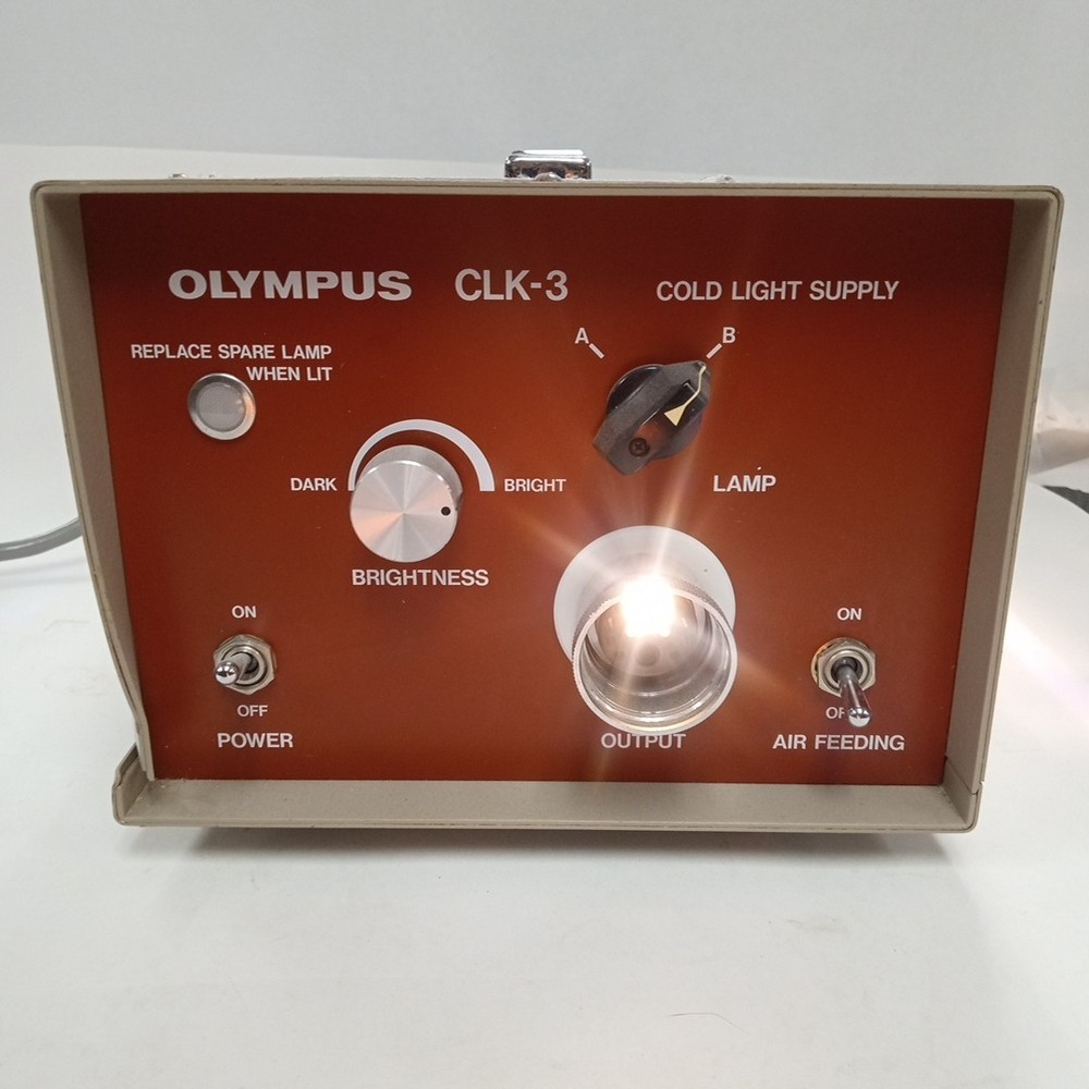 Olympus CLK-3 Cold Light Source - Works Philips Type 6423 OR Lamp