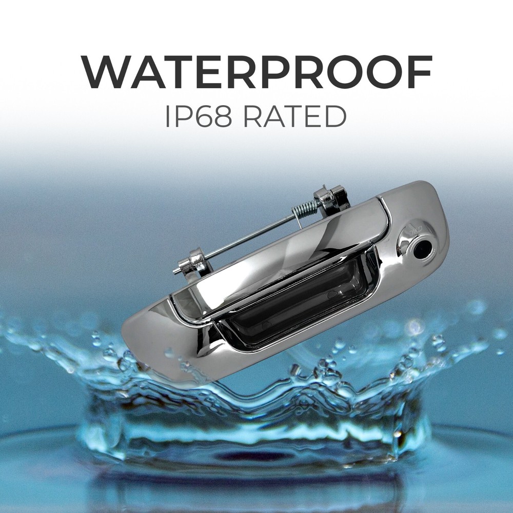 For Dodge Ram (2002-2008) Chrome Tailgate Handle with Backup Camera