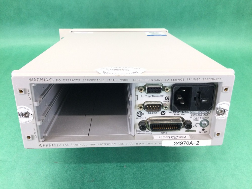 HP 34970A Data Acquisition Logger Switch - POWERS ON - UNTESTED