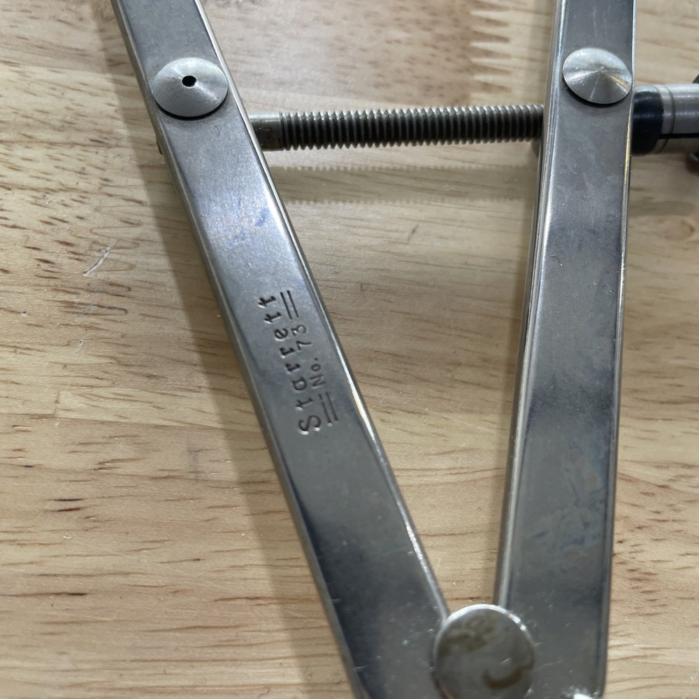 Starrett 73B-12 Inside Spring Caliper, 12 In, Spring