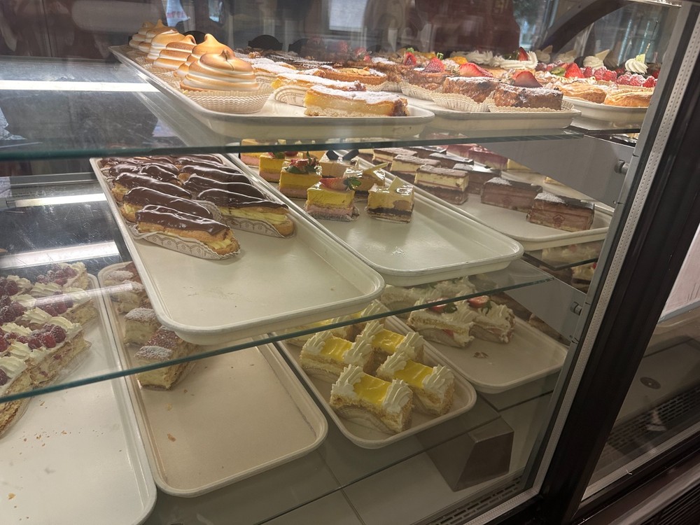 Matching 60" Bakery Showcase Set - Refrigerated & Dry - High Capacity