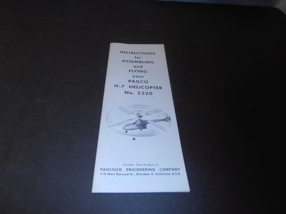 Pagco H-7 Helicopter Manual