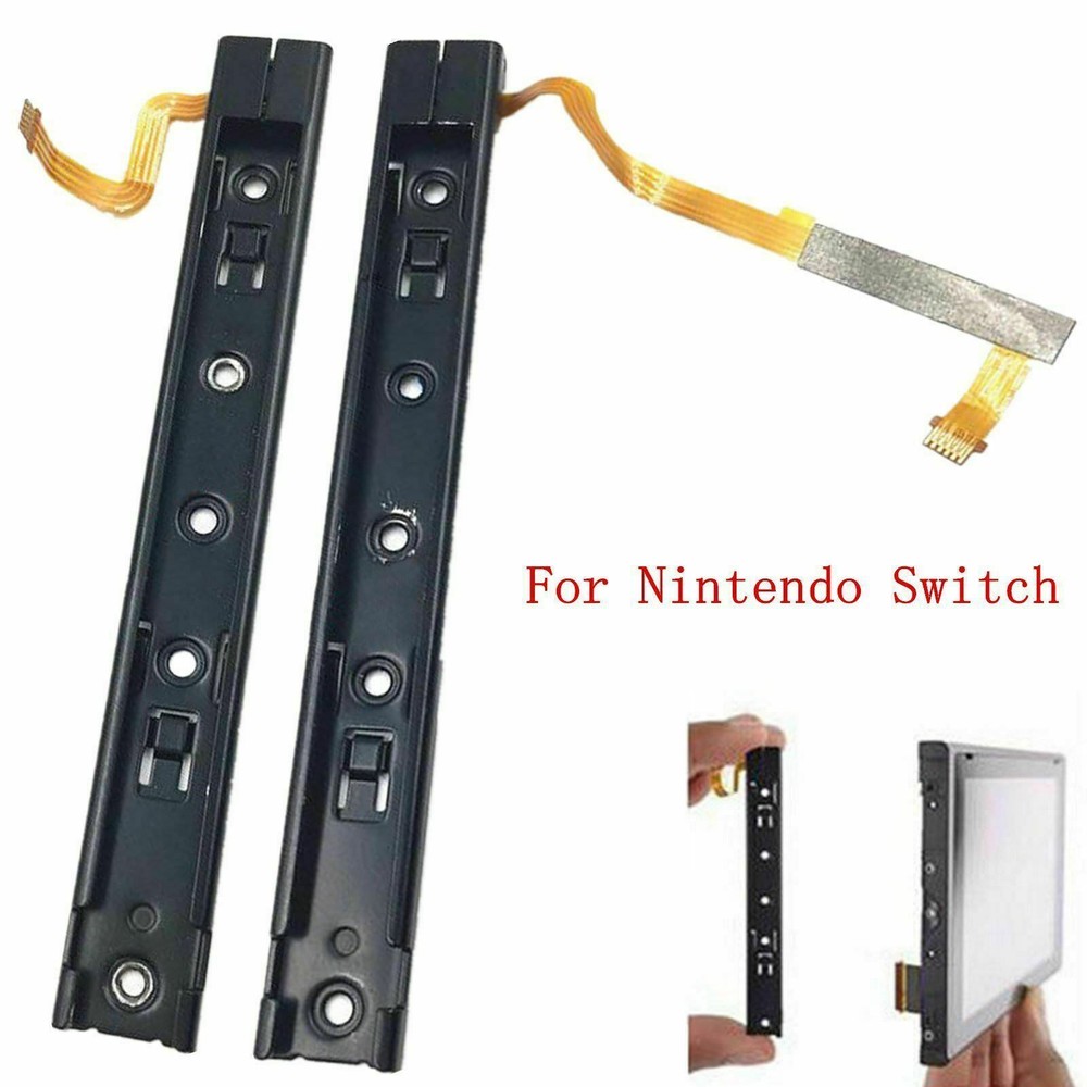 Left + Right Set Slider sliding rail with Flex Cable for Nintendo Switch Console