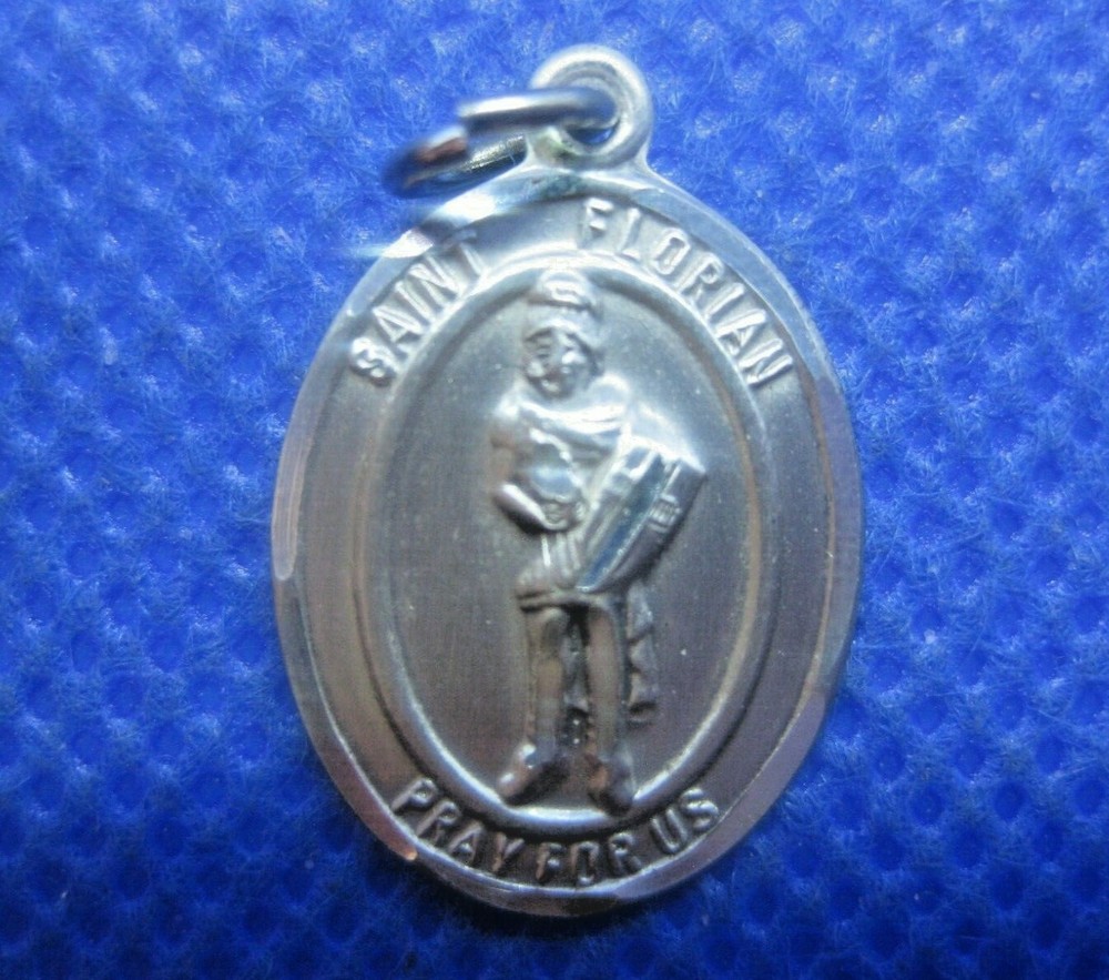 Sterling Silver Saint Florian Charm
