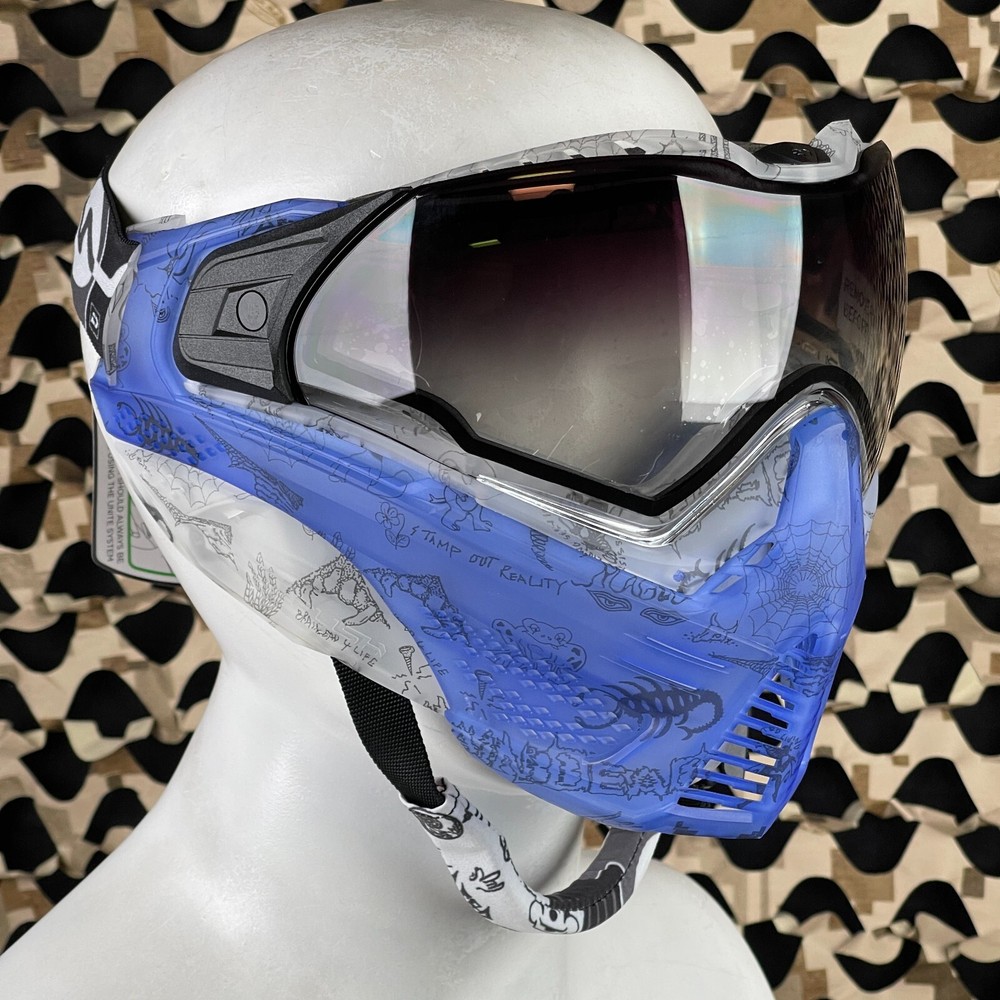 Push Unite Paintball Mask Blue We Are Brain Dead Collaboration Gradient Clear