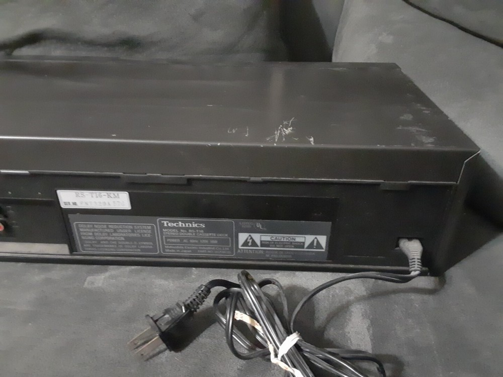 Technics RS-T16 Double Dual Cassette Deck Player Multifunction Tested & Works!