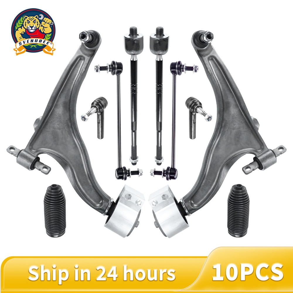 Front Lower Control Arm Sway Bar Link Tie Rod Boot for 2010-2016 SRX