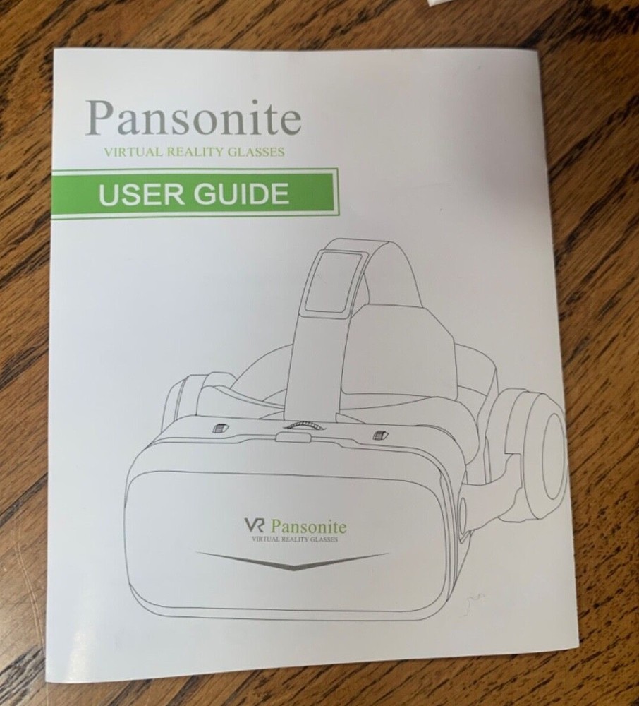 Pansonite VR Headset 3D Glasses Virtual Reality w/ Remote Controller