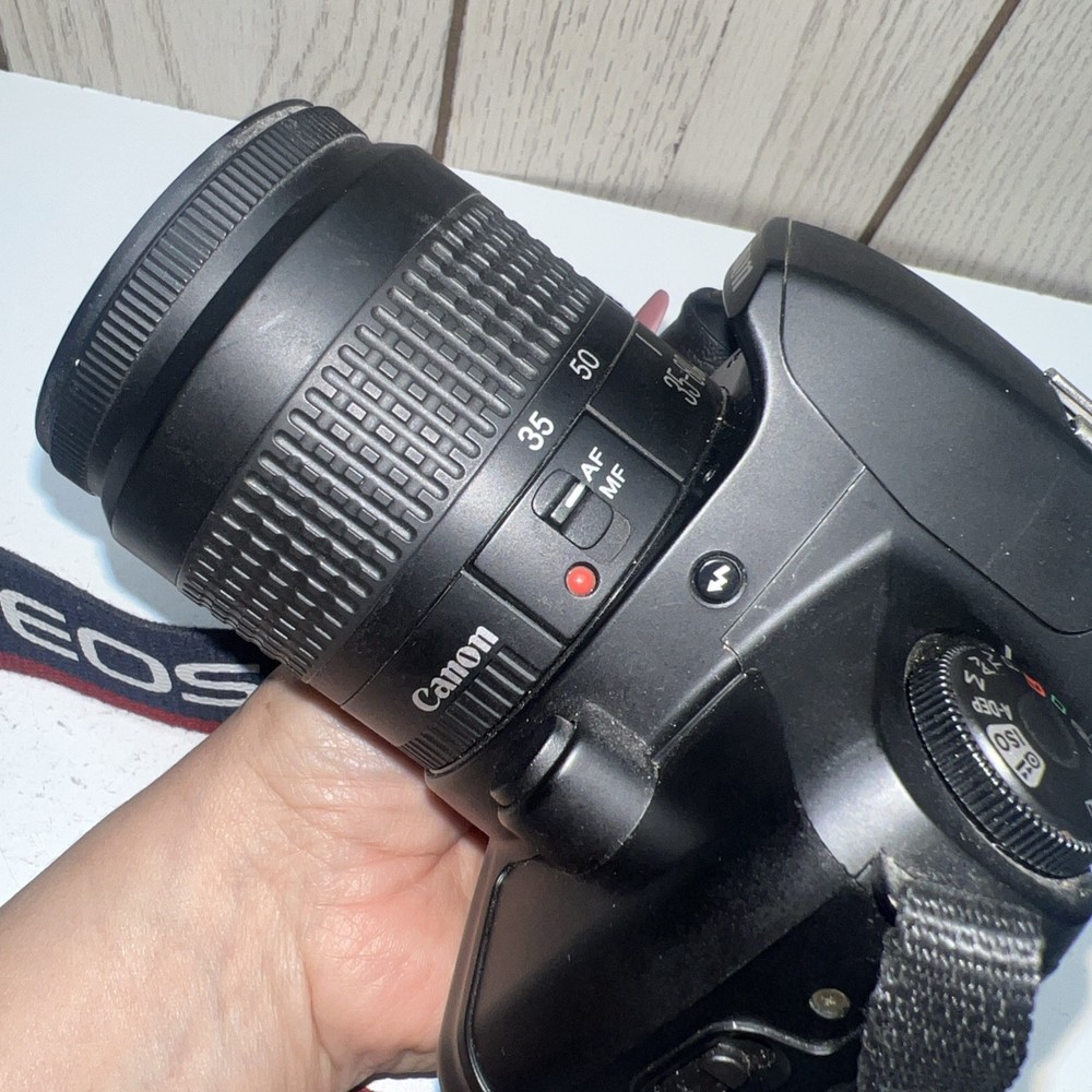 Canon EOS Camera 35-80 mm & Strap Not Tested