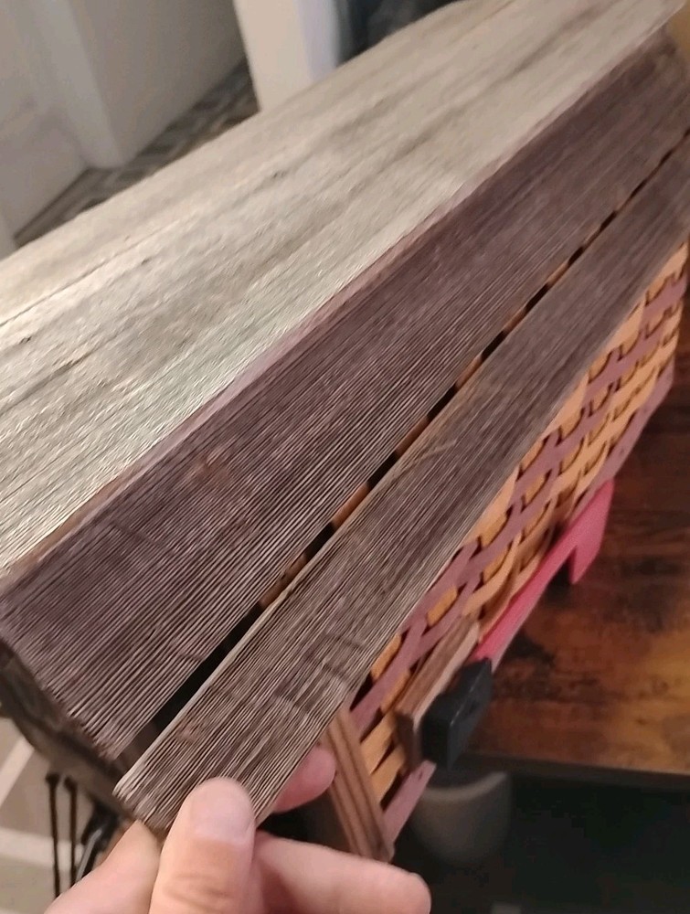 Huge Longaberger Basket Type Weave Mailbox Wicker Mail Box