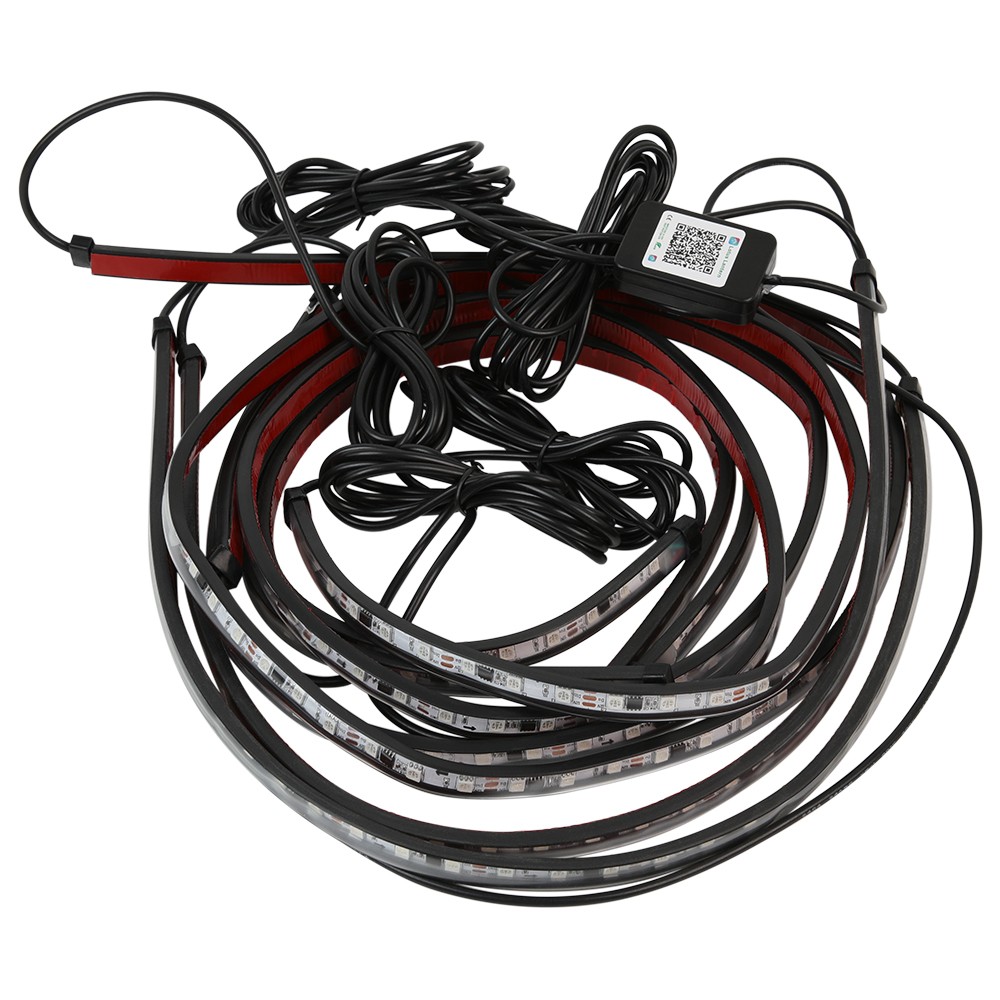 For Evolution D5 Maverick RGB LED Underglow Underbody Neon Light Strip 12V-80V