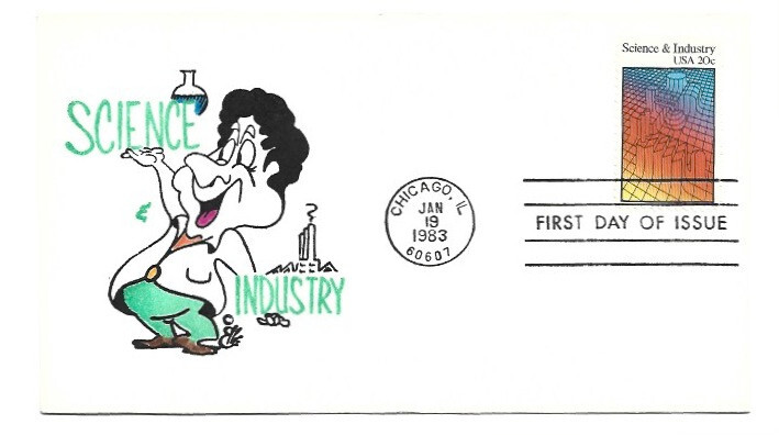 2031 Science & Industry, Animated by Ellis  FDC