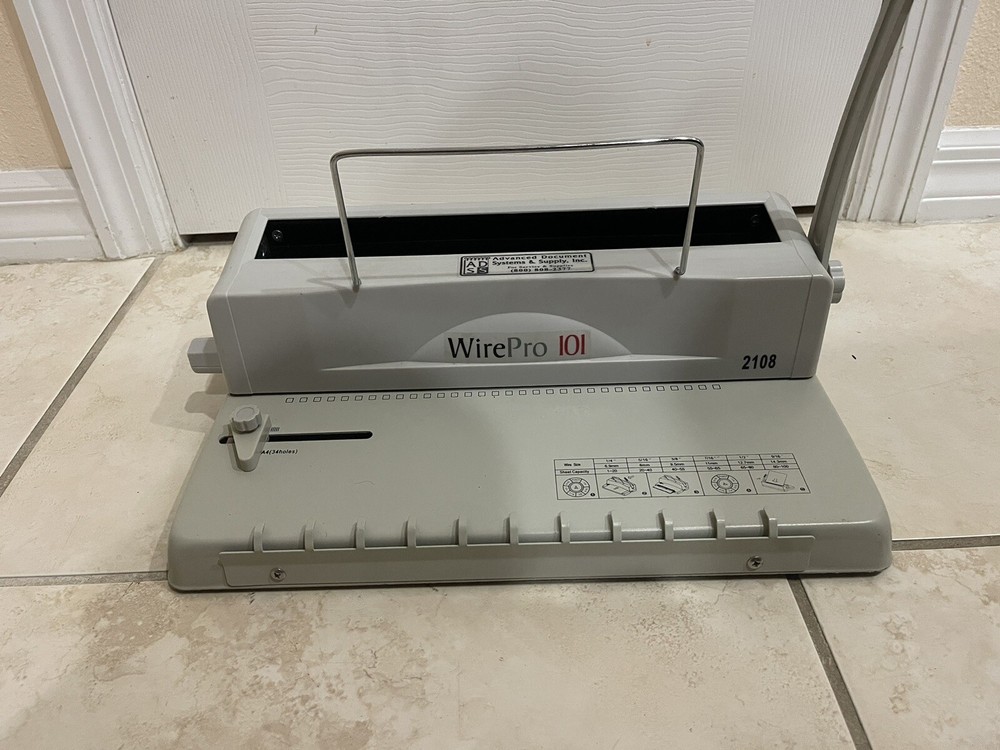 WirePro 101 Wire Binding Machine / Book Binder / Wire Book Binding Equipment