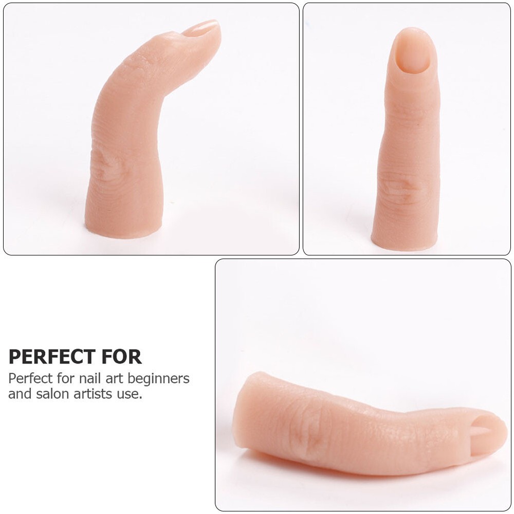 Prosthetic Finger Tips Fake Fingers Full Silicone Practice Hands