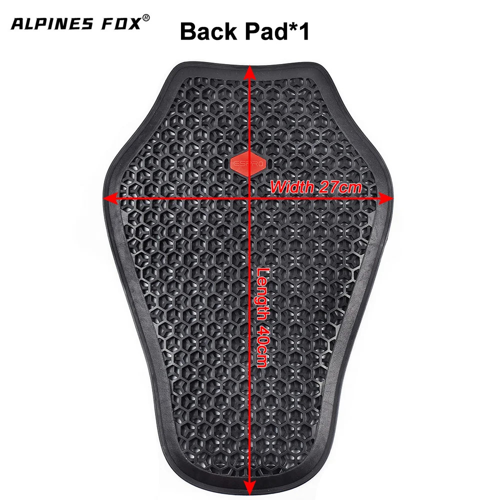 New CE Approved Motorcycle Shoulder Elbow Back Protector Pad Universal Chest Pad