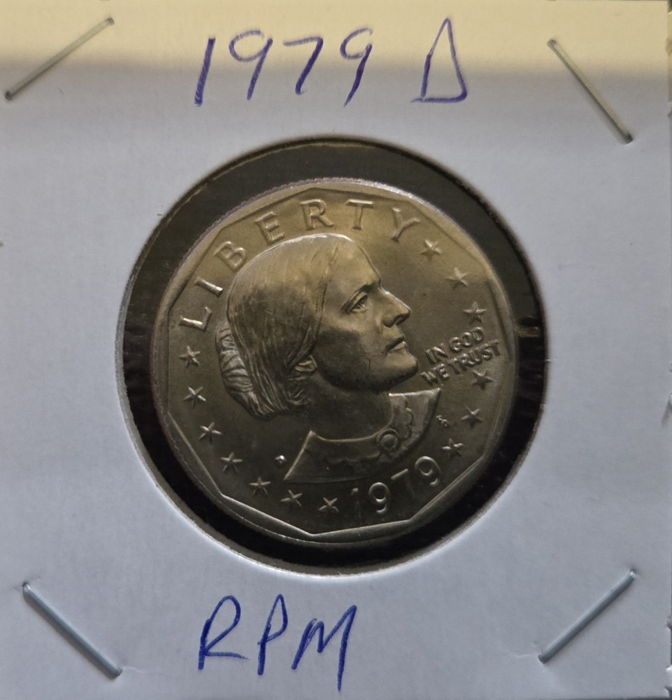1979-D Susan B Anthony Dollar Error RPM