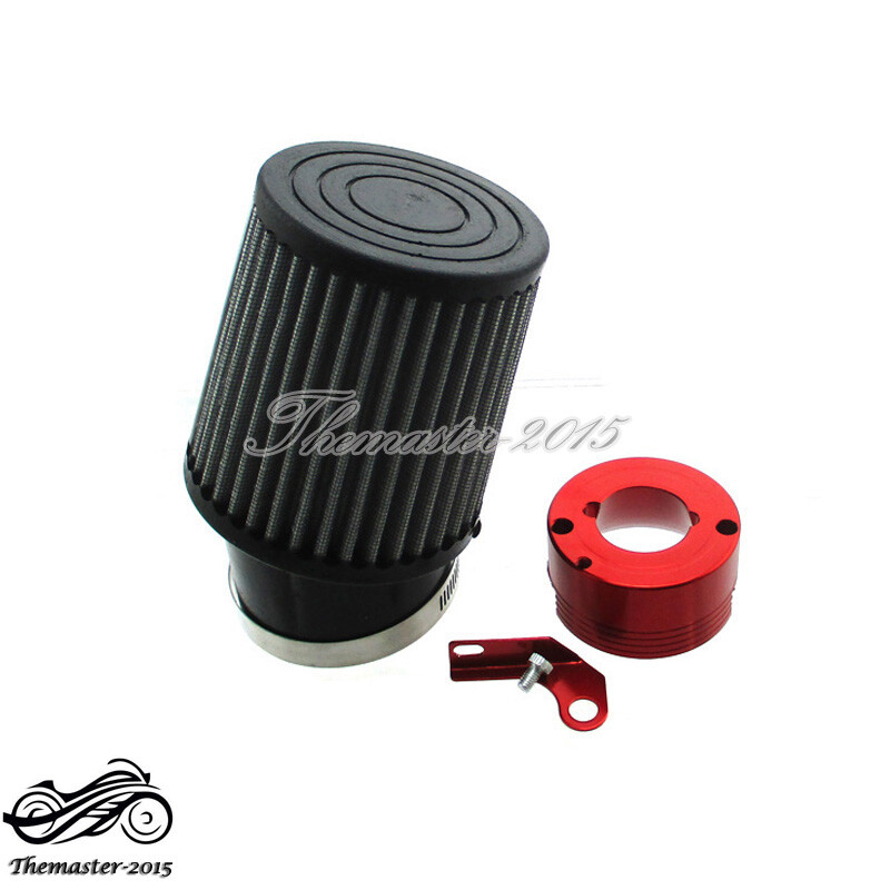 Red Air Filter & Adapter Kit For Predator 301cc 420cc GX340 GX390 Clone Engine