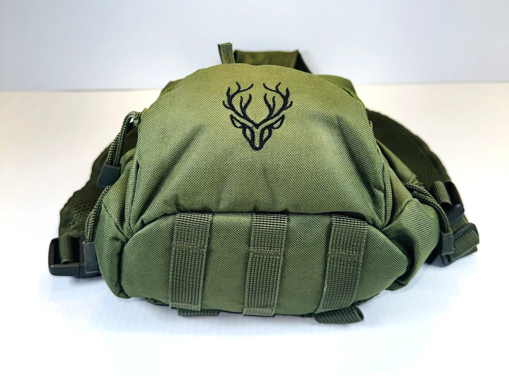 Boundless Performance Binocular Harness Chest Pack Tactical Bag Olive Drab Green