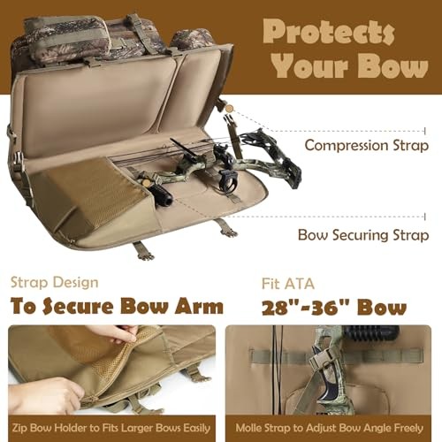 Saddle Hunting Backpack for Men, Easy to Carry Saddle Platform & Tree Sticks,
